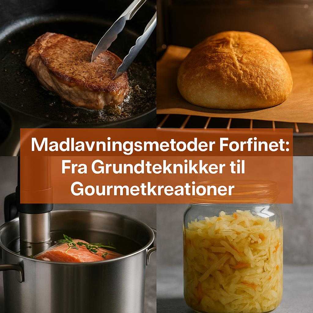 Madlavningsmetoder Forfinet: Fra Grundteknikker til Gourmetkreationer