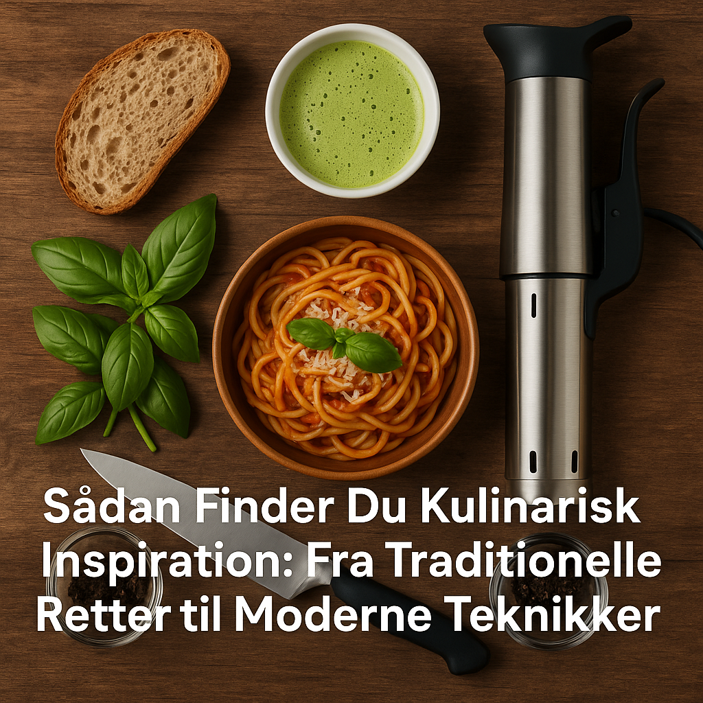 Sådan Finder Du Kulinarisk Inspiration: Fra Traditionelle Retter til Moderne Teknikker